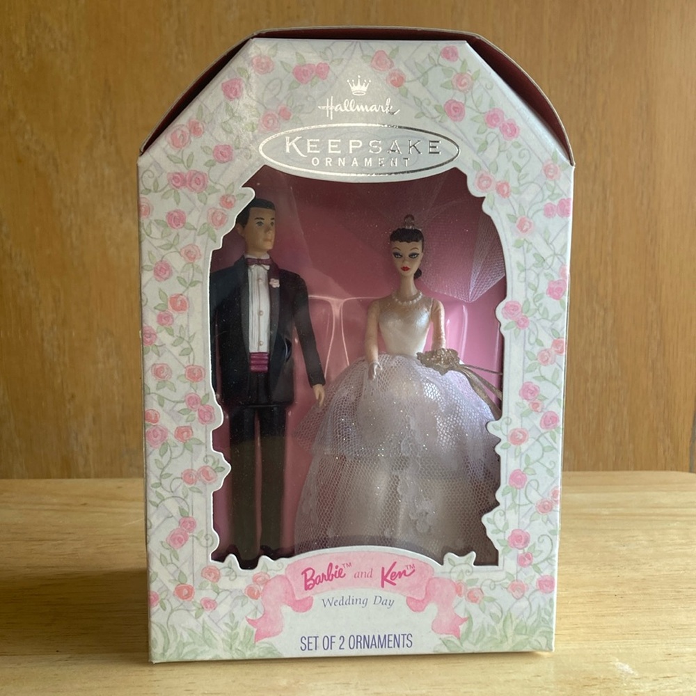 Hallmark keepsake ornament Barbie & Ken wedding day